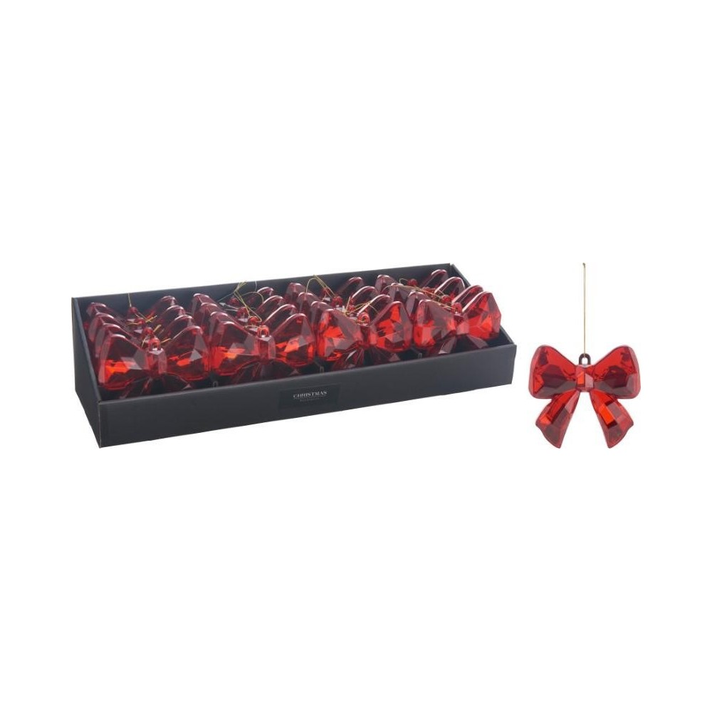 FIOCCO EFFETTO DIAMANTE ROSSO H.11.5